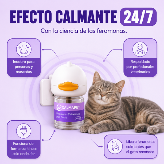 Kit difusor calmante para gatos - CalmaPet®