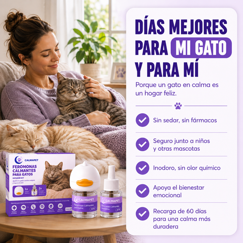 Kit difusor calmante para gatos - CalmaPet®